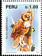 Great Horned Owl Bubo virginianus  1995 Endangered animals 2v set