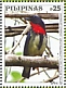 Fire-breasted Flowerpecker Dicaeum ignipectus  2019 Birds Sheet