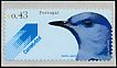 Blue Rock Thrush Monticola solitarius  2003 Birds of Portugal Roll-stamps, sa