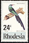 Green Wood Hoopoe Phoeniculus purpureus  1977 Birds of Rhodesia 