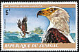 African Fish Eagle Icthyophaga vocifer  1976 Basse Casamance national park 6v set