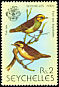 Seychelles Fody Foudia sechellarum  1979 Fauna 20r booklet