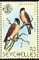 Seychelles Kestrel Falco araeus  1980 Birds Strip