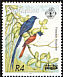 Seychelles Paradise Flycatcher Terpsiphone corvina  2004 Surcharge 