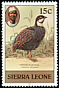 Blue Quail Synoicus adansonii  1981 Imprint 1981 on 1980.01 