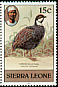 Blue Quail Synoicus adansonii  1982 Imprint 1982 on 1980.01 