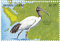 African Sacred Ibis Threskiornis aethiopicus  1990 Wildlife 18v sheet