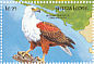 African Fish Eagle Haliaeetus vocifer  1990 Wildlife 18v sheet