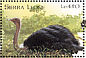 Common Ostrich Struthio camelus  1998 Animal world of China & Africa 6v sheet