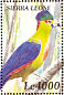 Rwenzori Turaco Gallirex johnstoni  2000 Birds of Africa  MS