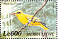 African Golden Oriole Oriolus auratus  2000 Birds of Africa Sheet