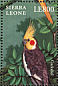 Cockatiel Nymphicus hollandicus  2000 Stamp Show 2000 Sheet