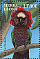Red-fan Parrot Deroptyus accipitrinus  2000 Stamp Show 2000 Sheet