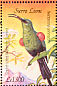 Scarlet-tufted Sunbird Nectarinia johnstoni  2003 Birds of Africa Sheet