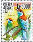 Rufous-crowned Bee-eater Merops americanus  2015 Bee-eaters Sheet