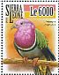 Pink-headed Fruit Dove Ptilinopus porphyreus  2015 Pigeons and doves Sheet