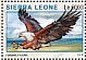 African Fish Eagle Haliaeetus vocifer  2016 Selous game reserve 4v sheet