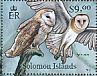 Western Barn Owl Tyto alba  2012 Owls Sheet
