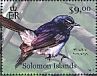 Willie Wagtail Rhipidura leucophrys  2012 Birds Sheet