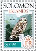Short-eared Owl Asio flammeus  2014 Birds of Great Britain Sheet