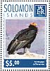 California Condor Gymnogyps californianus  2014 Endangered animals 4v sheet