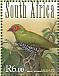 Green Twinspot Mandingoa nitidula  2011 Forest birds Sheet with 2 sets