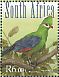 Knysna Turaco Tauraco corythaix  2011 Forest birds Sheet with 2 sets