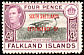 Upland Goose Chloephaga picta  1944 Overprint SOUTH SHETLANDS... 