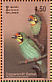 Coppersmith Barbet Psilopogon haemacephalus  2003 Resident birds of Sri Lanka Sheet