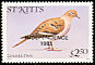 Zenaida Dove Zenaida aurita  1983 Overprint INDEPENDENCE 1983 on 1981.01 