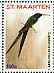 Swallow-tailed Hummingbird Eupetomena macroura  2014 Birds Sheet