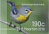 Northern Parula Setophaga americana  2019 Biirds of Sint Maarten Sheet, sa