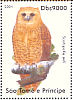 Pel's Fishing Owl Scotopelia peli  2004 Owls Sheet