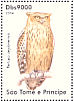 Brown Fish Owl Ketupa zeylonensis  2004 Owls Sheet
