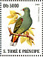 Sao Tome Green Pigeon Treron sanctithomae  2007 Birds Sheet