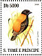 Golden-backed Bishop Euplectes aureus  2007 Birds Sheet