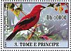 Scarlet Tanager Piranga olivacea  2007 Scouts jubilee, birds Sheet