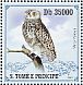 Powerful Owl Ninox strenua  2009 Raptors Sheet
