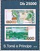 African Emerald Cuckoo Chrysococcyx cupreus  2010 Banknotes Sheet