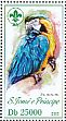 Blue-and-yellow Macaw Ara ararauna  2013 Parrots Sheet