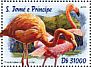 American Flamingo Phoenicopterus ruber  2016 American birds Sheet