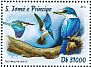 Collared Kingfisher Todiramphus chloris  2016 Asian birds Sheet
