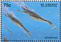 Hesperornis Hesperornis sp  1994 Prehistoric animals 12v sheet