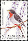 St. Vincent Solitaire Myadestes sibilans  1996 Birds of St Vincent 