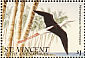 Black-winged Stilt Himantopus himantopus  1996 Birds of St Vincent Sheet