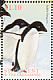 Adelie Penguin Pygoscelis adeliae  1997 Birds of the sea Sheet