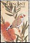 Australian Zebra Finch Taeniopygia castanotis  1999 Fauna and flora 8v set