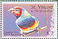 Gouldian Finch Chloebia gouldiae  2000 The wonderful world of birds Sheet