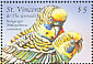 Budgerigar Melopsittacus undulatus  2000 The wonderful world of birds  MS