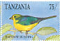 Orange-breasted Bunting Passerina leclancherii  1991 Pet birds Sheet